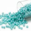 Delica®, 11/0 - Opaque Rainbow Turquoise Green