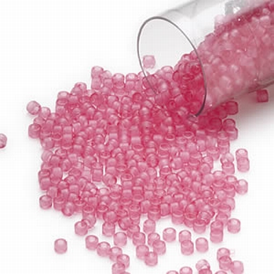 Delica®, 11/0 - Transparent Matte Bubblegum Pink