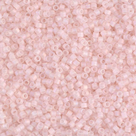 Delica®, 11/0 - Transparant Matte Rainbow Pink Mist