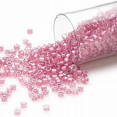 Delica®, 11/0 - Color-lined Hot Pink