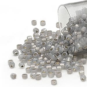 Delica®, 11/0 - Silver-Lined Opal Periwinkle