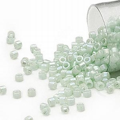 Delica®, 11/0 - Opaque Rainbow Jade Green