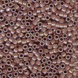 Delica®, 11/0 - Color-lined Rainbow Cocoa Opal