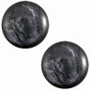 Polaris Cabochon - Jais Antraciet Grey