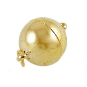 Magneet Sluiting Bol - Goud-kleurig