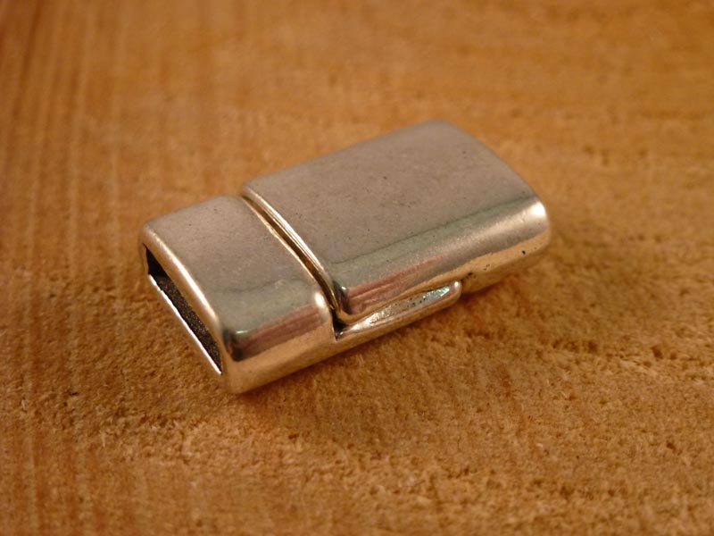 DQ Magneetsluiting Antiek Zilver - ca. á´ 10X2,5mm - Designer Quality Metaal - #REF! - Sparklin Moon