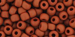 Toho, 6/0 - Opaque - Frosted Terra Cotta
