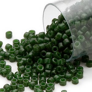 Delica®, 11/0 - Opaque Jade Green