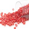 Delica®, 11/0 - Silver-Lined Frosted Ruby Red