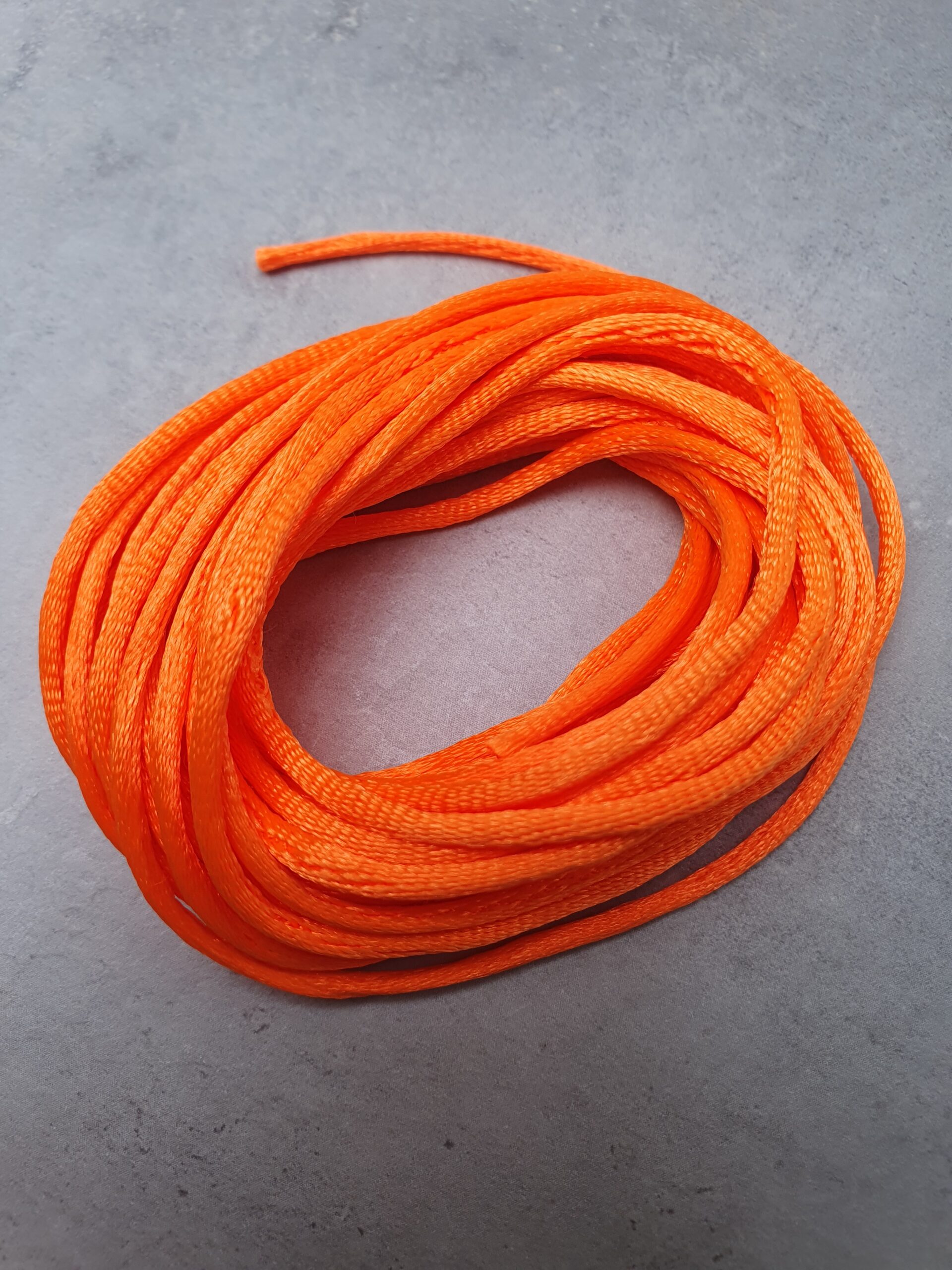 Satijnkoord - Bright Neon Orange