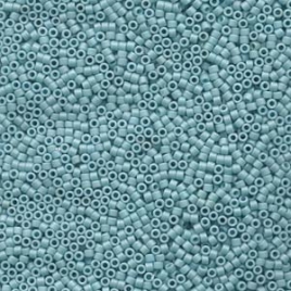 Delica®, 11/0 - Matted Opaque Turquoise – Aqua