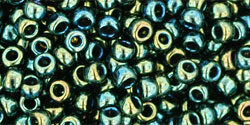 Toho, 8/0 - Metallic Iris - Green/Brown