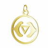 Chakra Charm - Gold - Derde oog