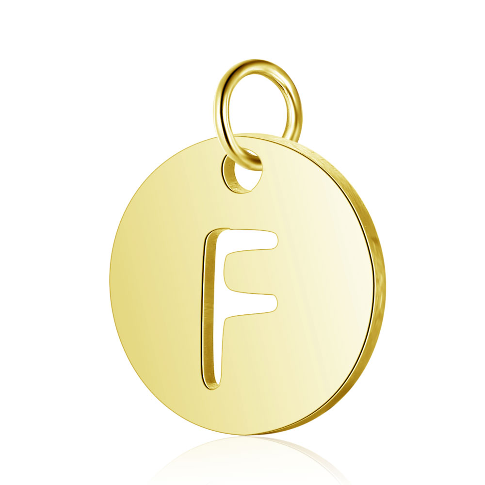 Initial Charm, RVS Gold - F