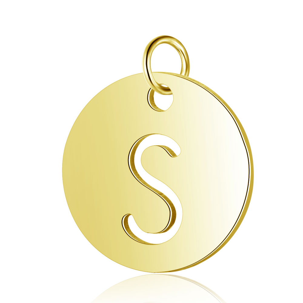 Initial Charm, RVS Gold - S