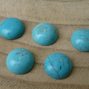 Cabochon, Natuursteen - Imitatie Turquoise