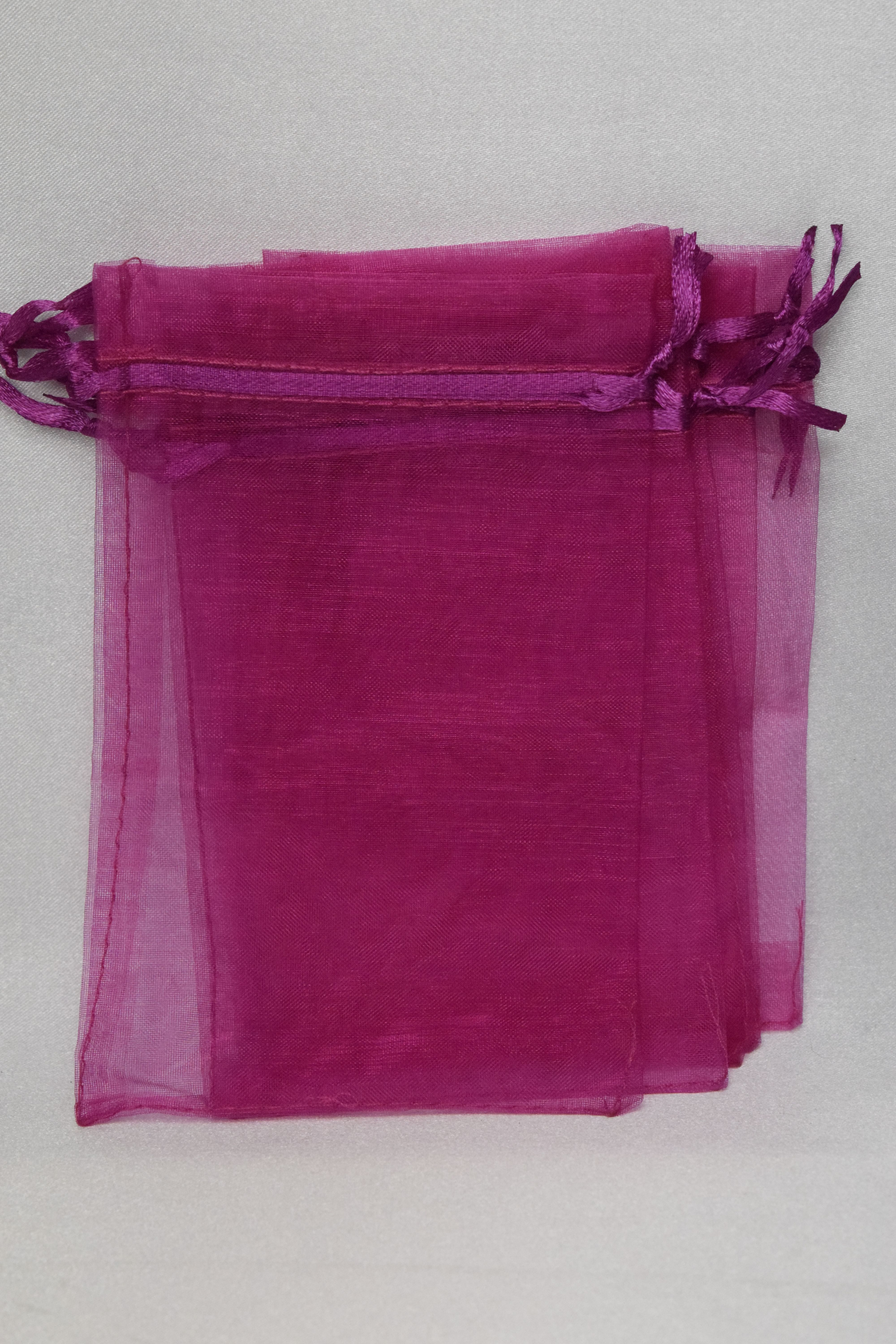 Organza Zakje - Hot Pink