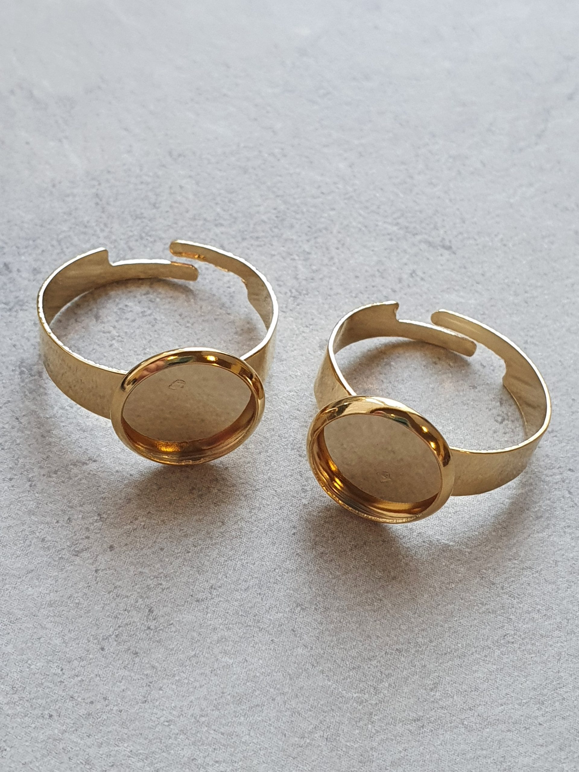 Basis Ring, 10mm - Gold-plated RVS - Afbeelding 2