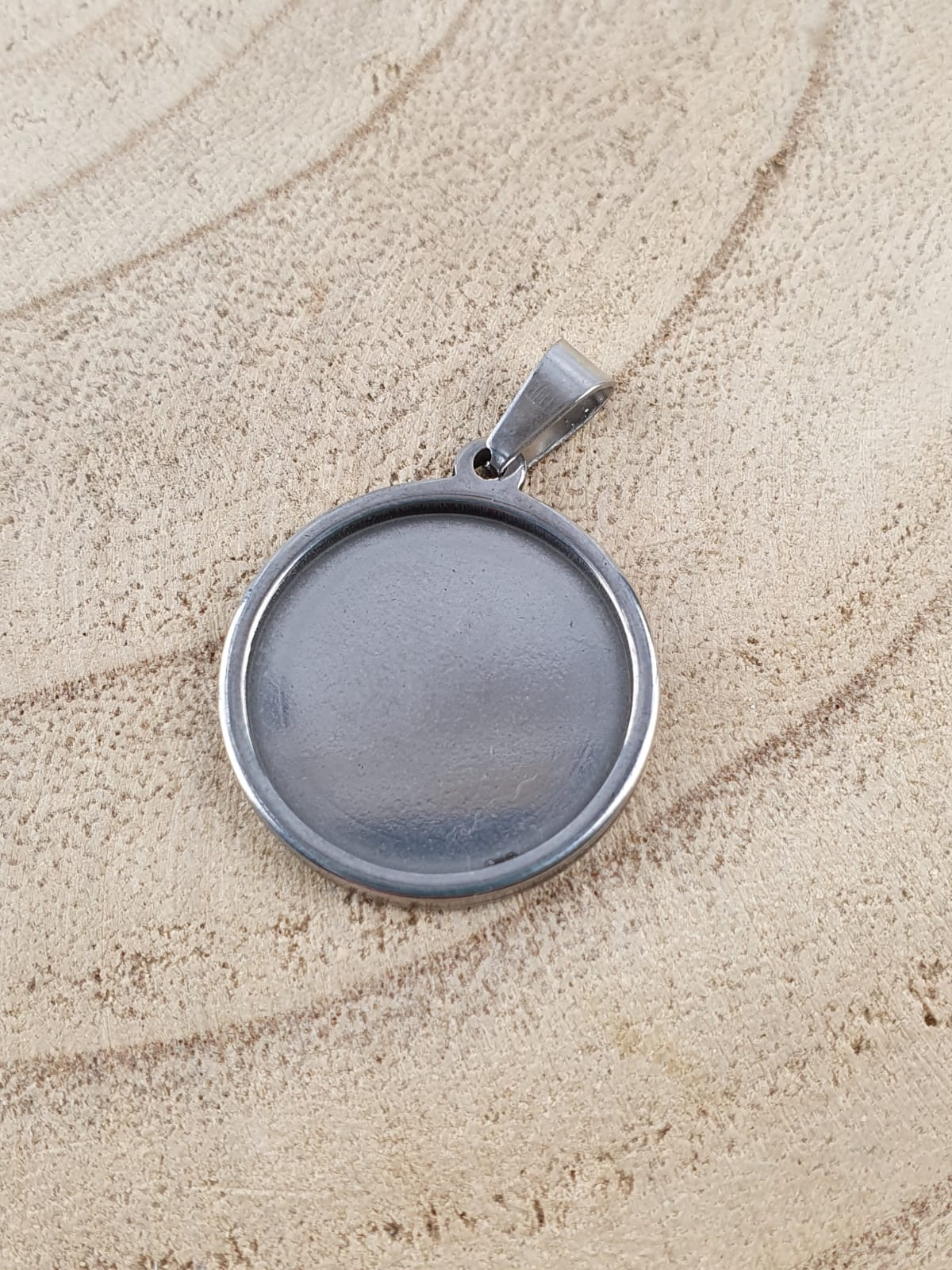 Cabochon Setting, 20mm - RVS