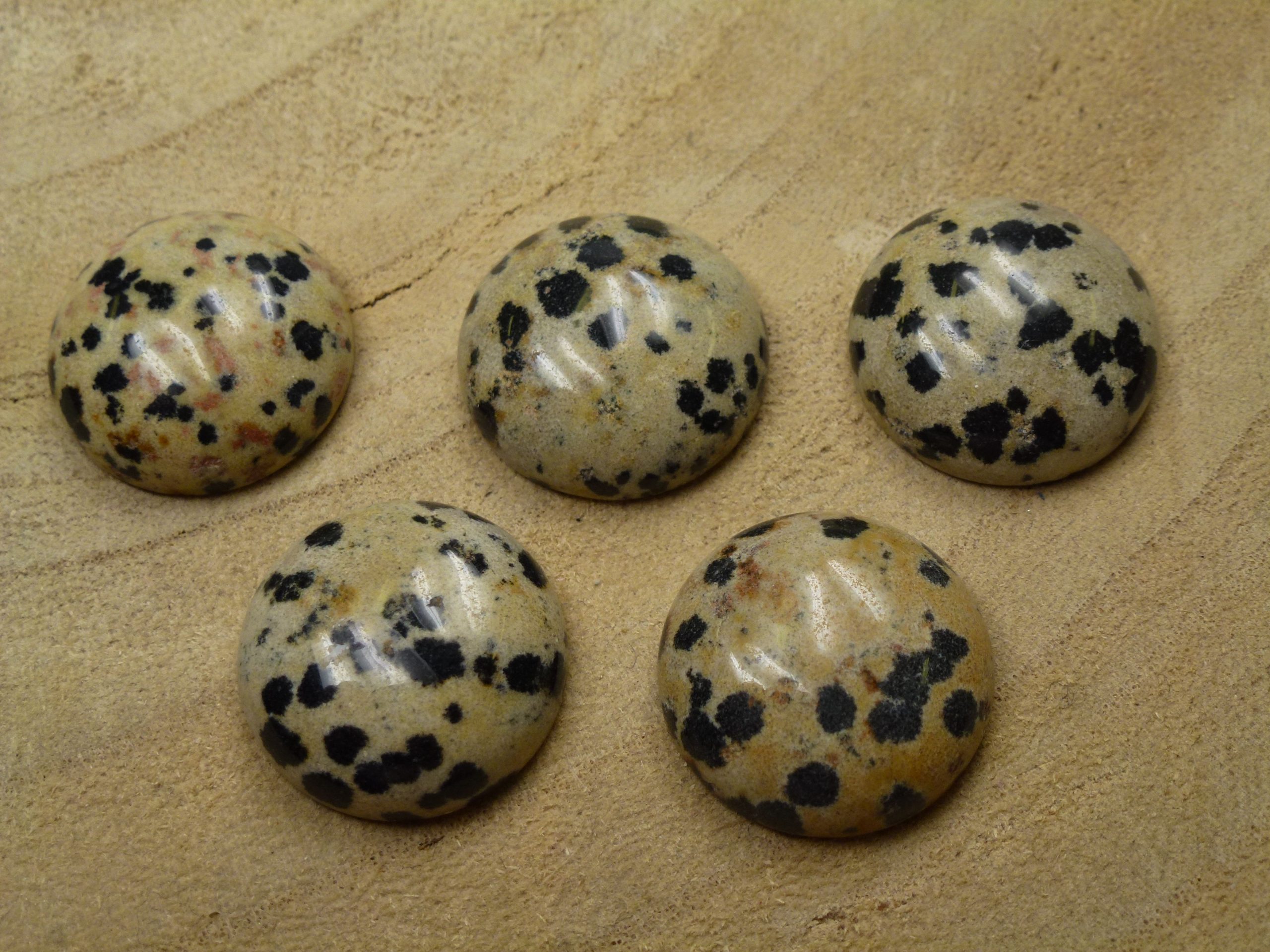 Natuursteen Cabochon - Dalmatier Jaspis