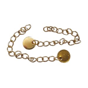 Verlengketting - Gold-plated RVS