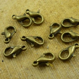 Karabijn sluiting - Antiek Brons