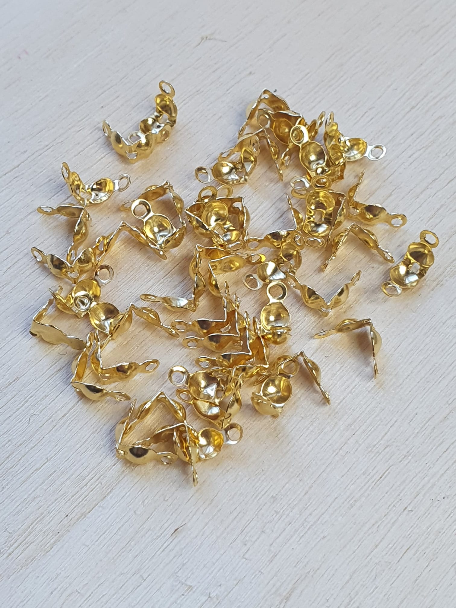 Kalotje met dubbele oog - Goud-kleurig