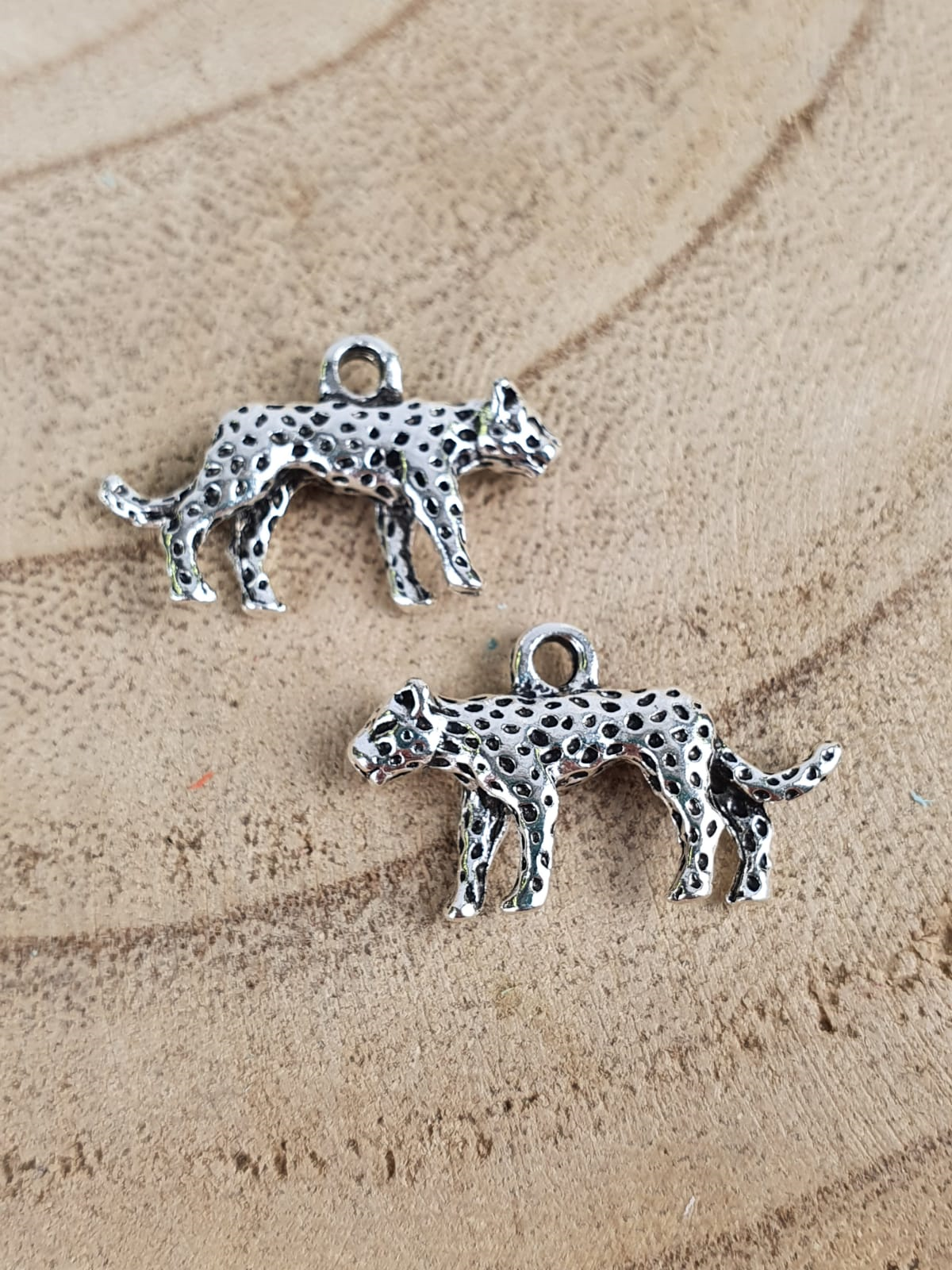 Bedel, Antiek Zilver - Leopard