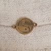 Connector, Ying Yang - Gold-plated RVS