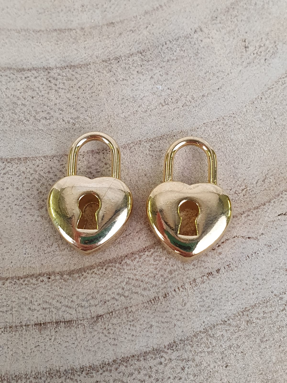 Bedel, Slot Heart - Gold-plated RVS