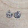Bedel, Antiek Zilver - Round Heart