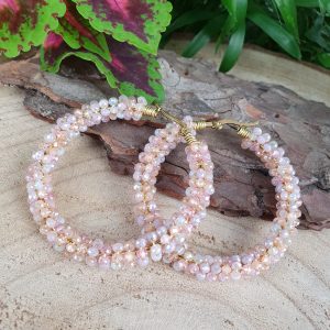 Inspiratie - Shiny Beaded Creolen