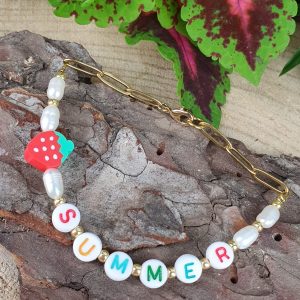 Alternative view of Inspiratie - Pearls&Chain armband