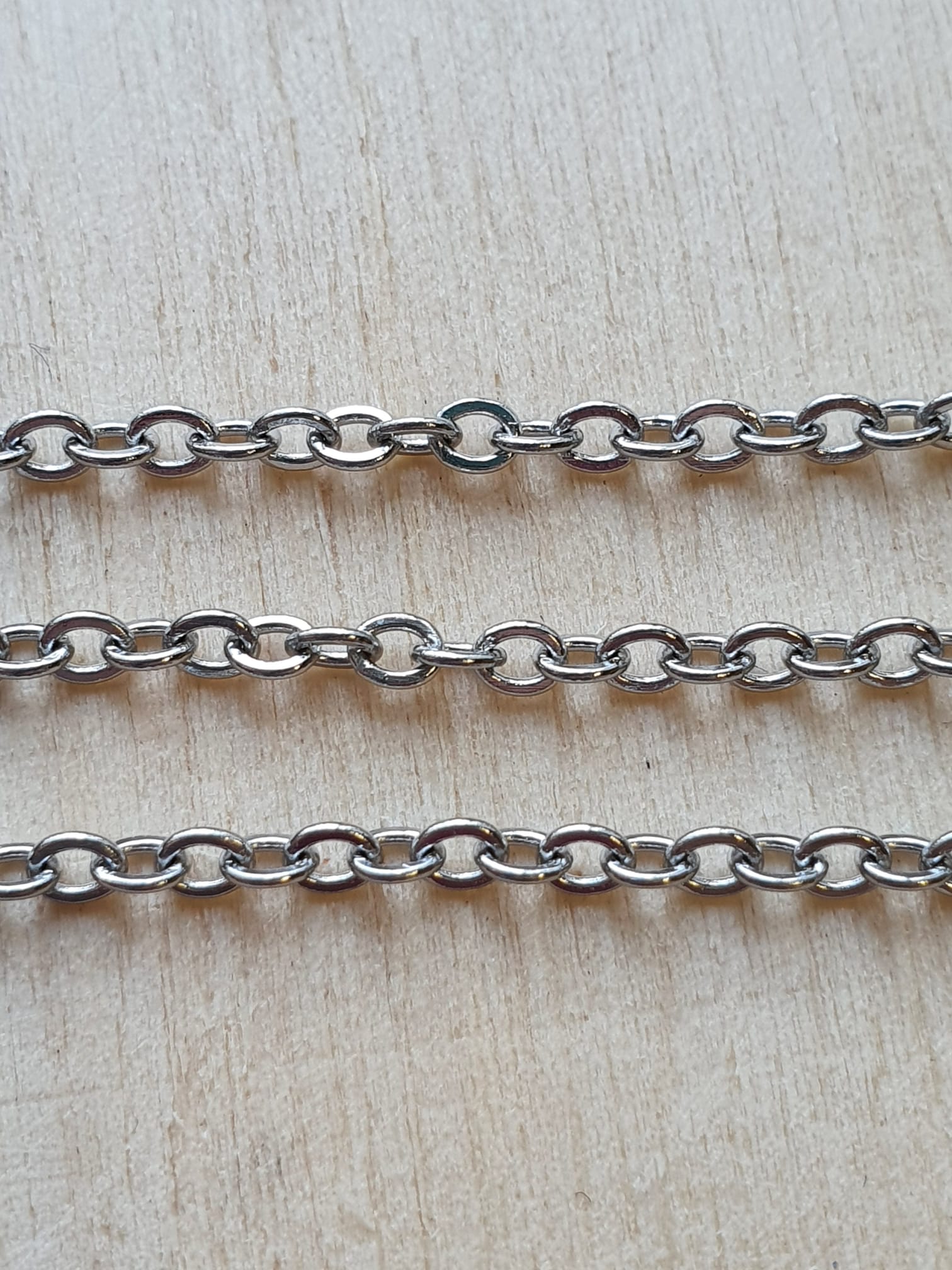 Ketting Cable, 2,5X2X0.3mm - RVS