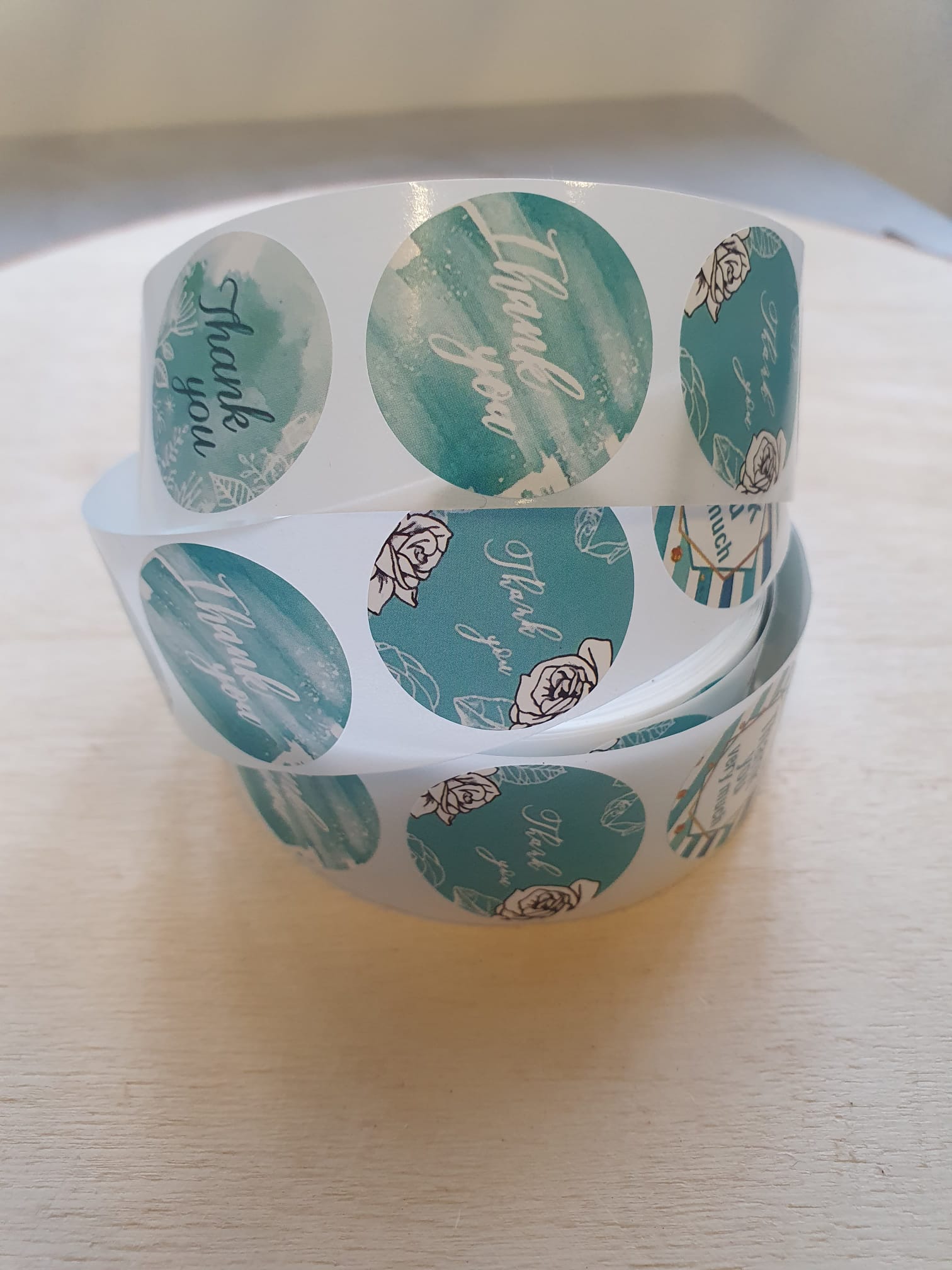 Grootverpakking - Stickers - Blue Mix - HELE ROL