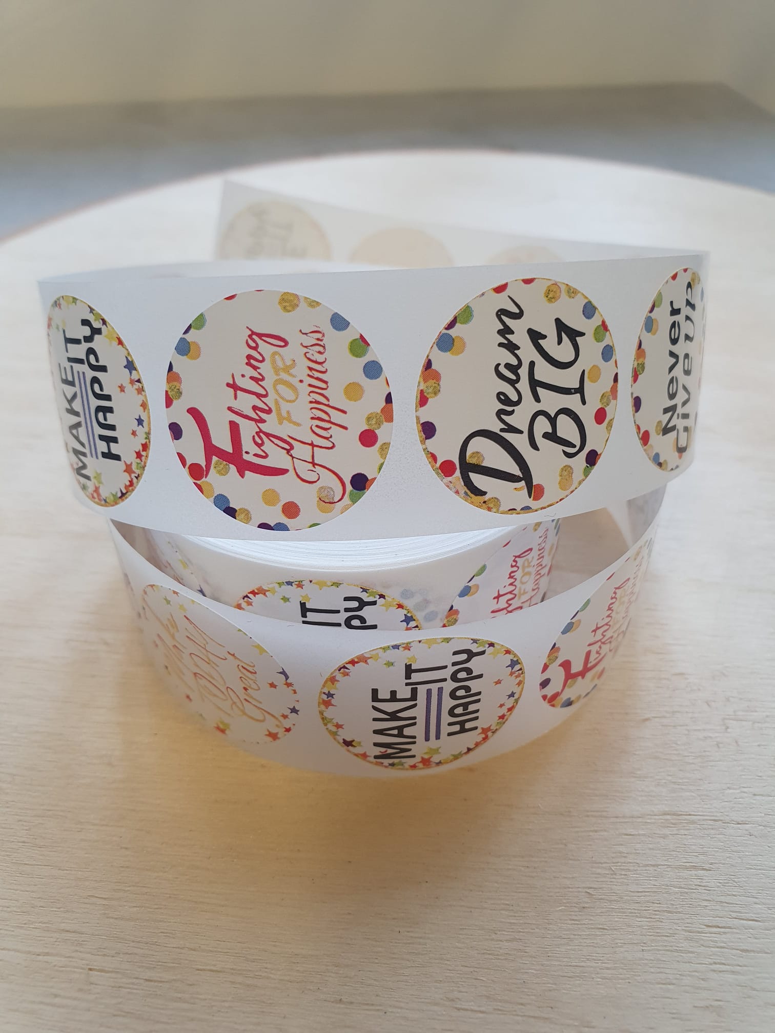 Grootverpakking - Stickers - Empowerment teksten - HELE ROL