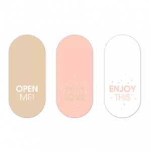 Stickers - Ovaaltjes, Pink&Salmon