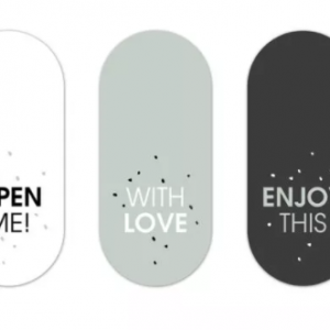 Stickers - Ovaaltjes, Green&Blues