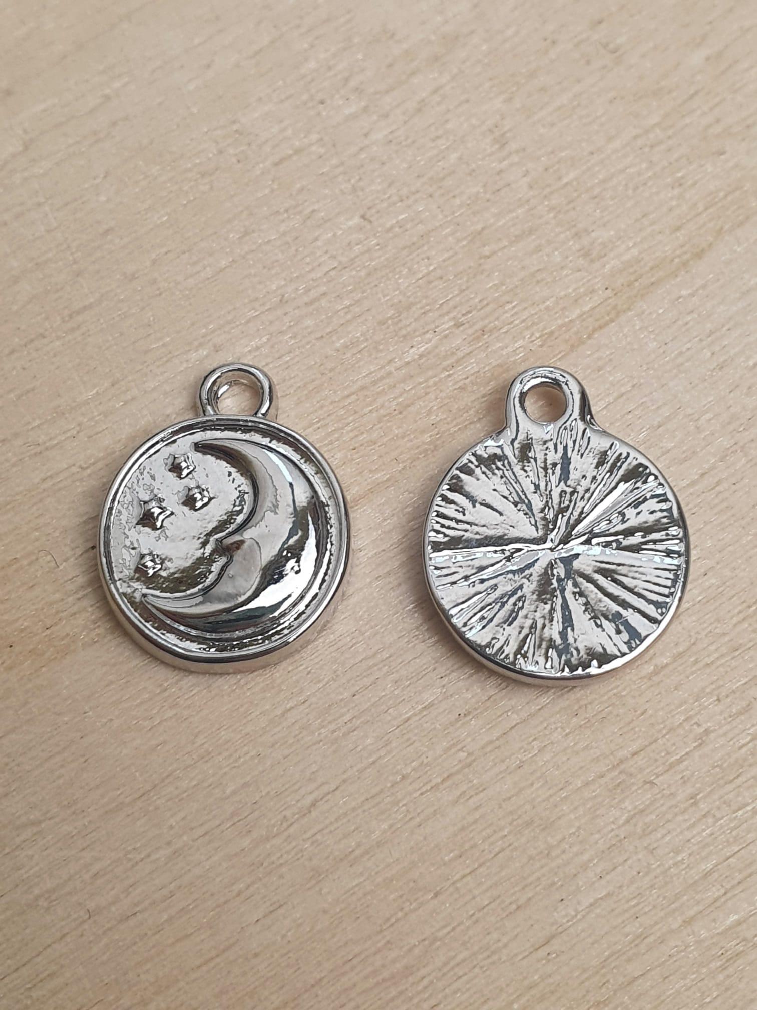 Bedel, Antiek Zilver - Maan in Rondje