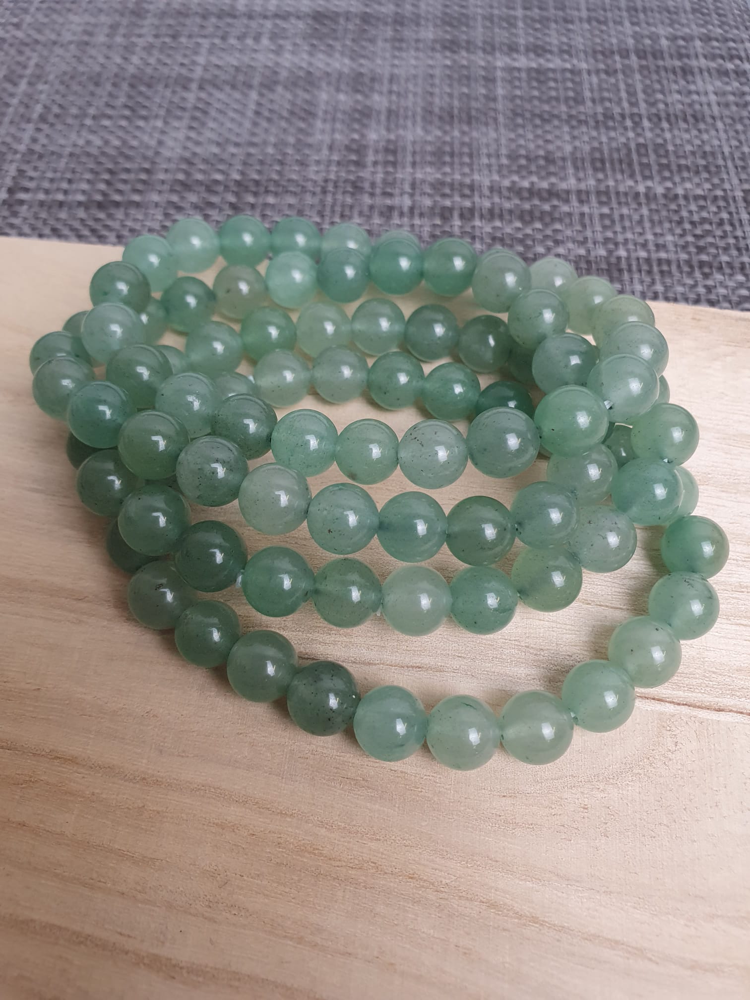Edelsteen Armband - Aventurijn, 8mm
