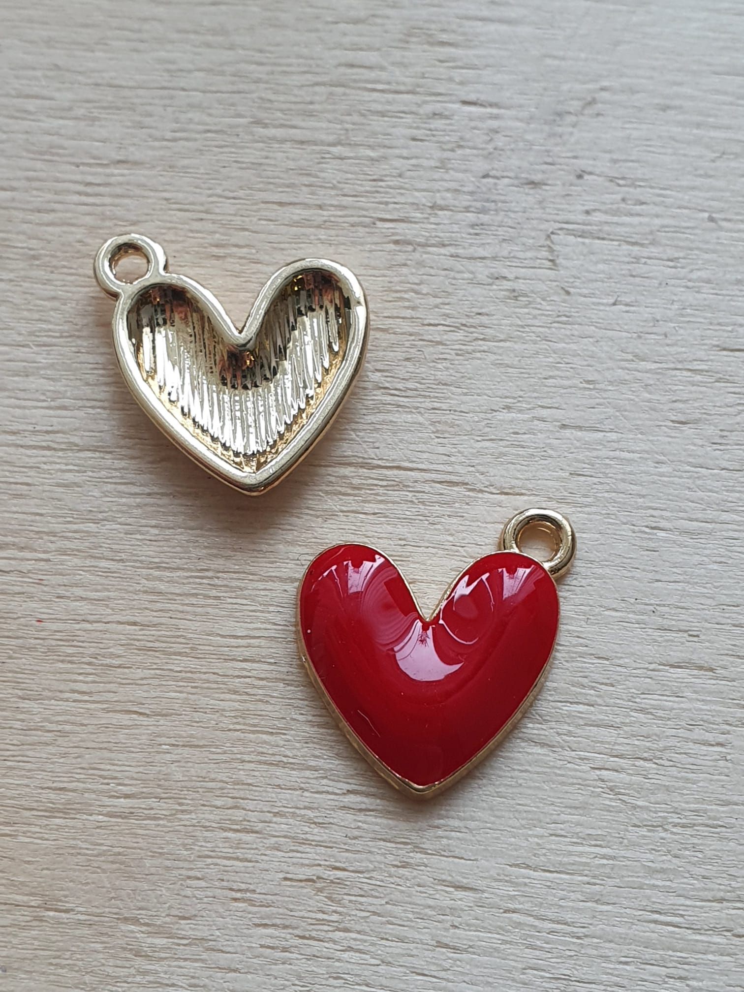 Bedel Enamel, Heart - Red