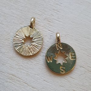 Bedel, Goud-kleurig - Kompas