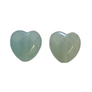 Natuursteen, Faceted Heart - Groene Aventurijn