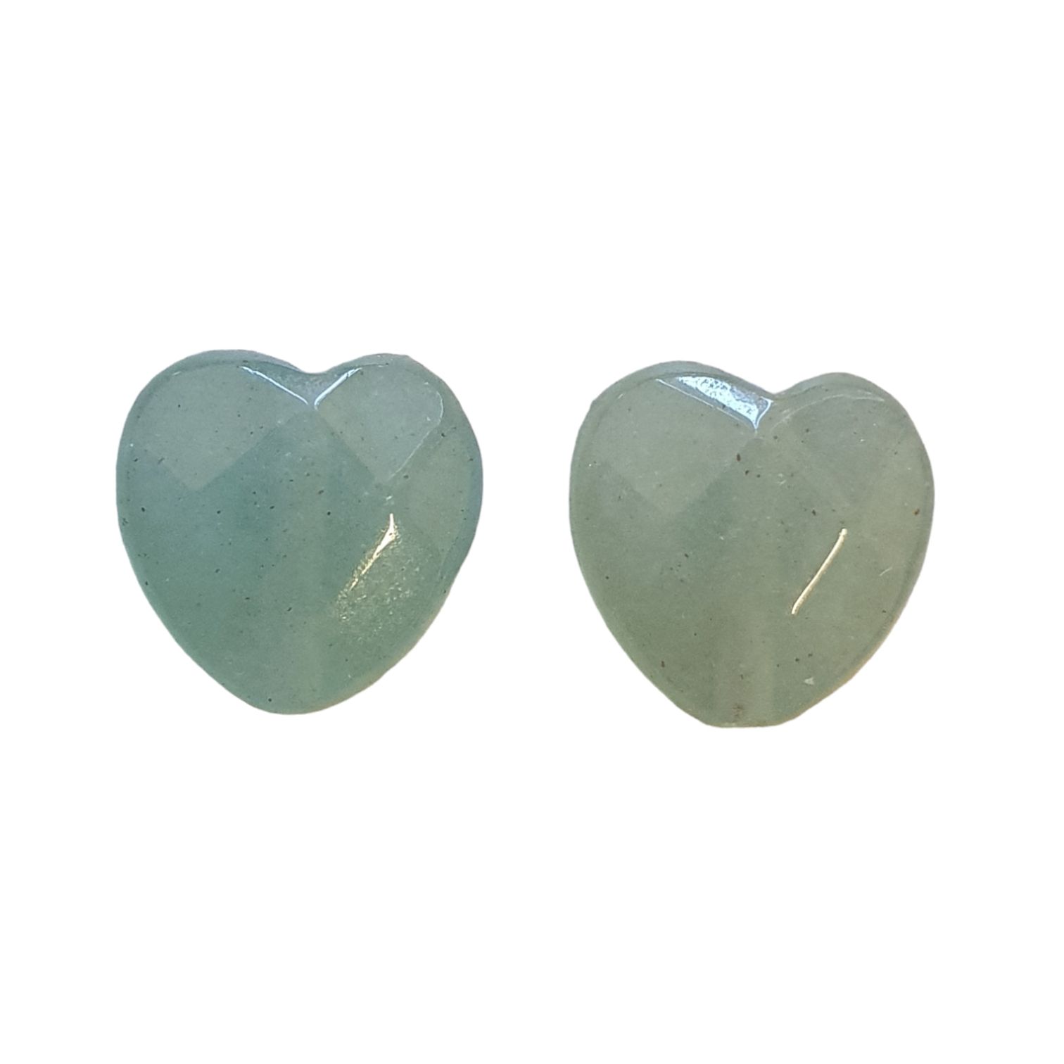 Natuursteen, Faceted Heart - Groene Aventurijn