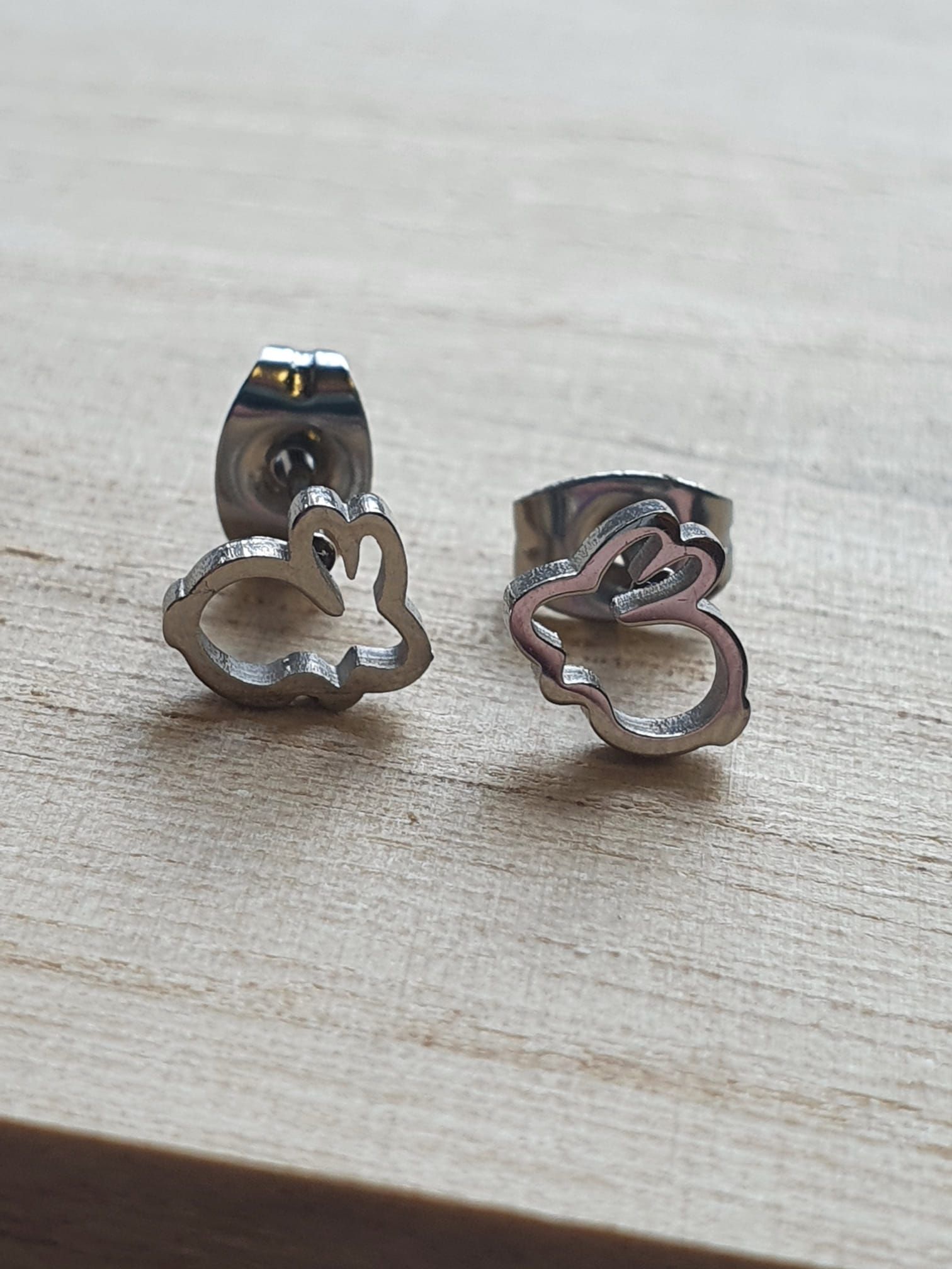 RVS, Oorsteker - Bunny Mini RVS
