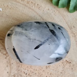 Toermalijn in kwarts - Palmsteen