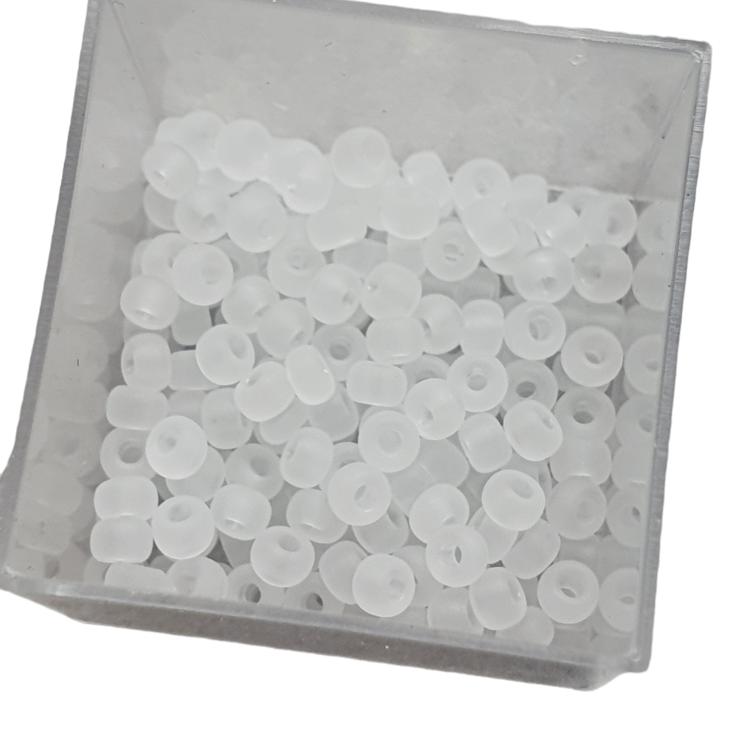 Miyuki Rocailles 8/0 - Matte Crystal