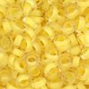 Toho, Demi Round - Inside-Color Frosted Crystal/Butter-Lined
