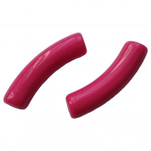 Curved Tube - Hot Pink