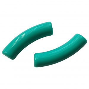 Curved Tube - Sea Green
